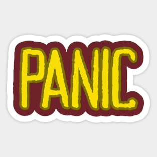 Panic Sticker